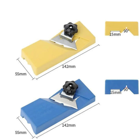 Two Pack Hand Plane Drywall Cutter For Gypsum Board Sheetrock With Interchangeable Blades Ergonomic ABS Handle DIY Friendly 142x55mm