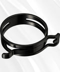 Black metal clamp from 4Pc Upper And Lower Radiator Hose Clamp Kit For Honda Cars And SUVs Like Accord Civic CRV Odyssey Element Pilot Prelude S2000 Replacement 19511PH7003.