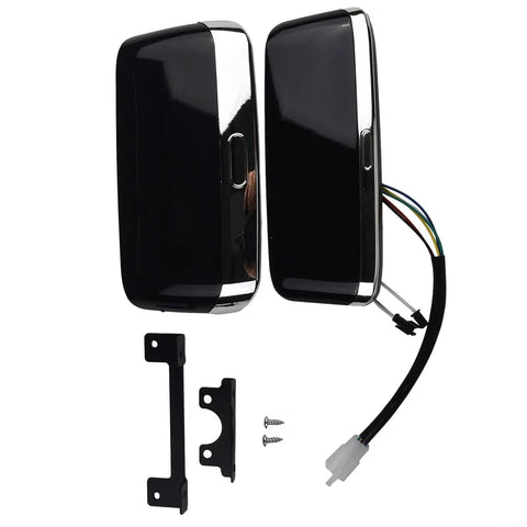 48 To 72 Volt Ebike LCD Display Speedometer With 6 Pin Connector For Electric Bikes Scooters And Trikes Optional Windshield Wide Voltage Range Durable Waterproof Screen Real Time Ride Data And Battery Status Readout, black display with mounting brackets