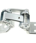 Heavy Duty Chrome Door Hinges Set For Ford Transit Connect 2010 To 2013 close-up view showing durable zinc alloy construction.