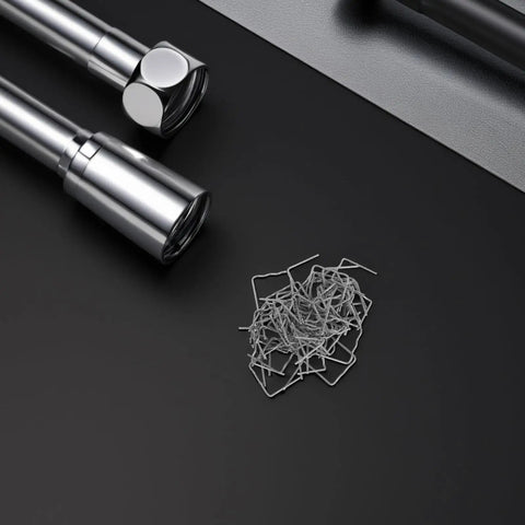 High Performance Hot Plastic Bumper Repair Welding Staples For Auto Body Work With Precision 0.8mm Rods on a black surface.