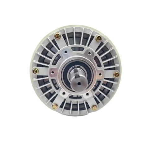 Front view of Single Shaft Magnetic Powder Brake 400 Nm Torque Compact Heavy Duty Unit With Precise Torque Adjustment Easy Install