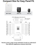 Diagram of Real Time Power Monitor for Your Home with 16 Channel 50A Clamp-On Sensors showing device connections and components.