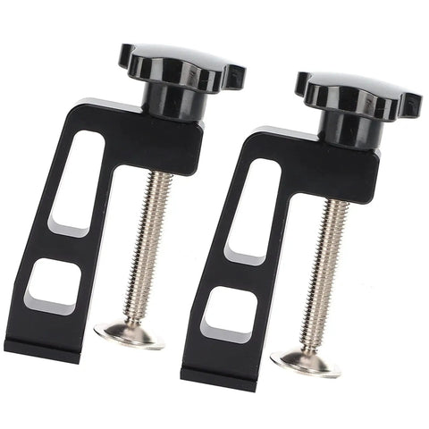 Built Tough Woodworking Fixture Clamps Aluminum Alloy Stainless Steel Grip Jigs For Router Table Saw Bench 2 Pack