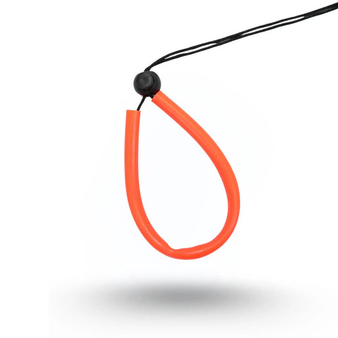 Orange lanyard cord for Six Point Five Inch Stainless Steel Tank Rattle Signal Device With Lanyard For Scuba Diving Underwater Buddy Alert Tool To Get Attention Durable Silver Dive Gear Accessory For Safe Communication