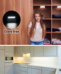 Door Activated LED Puck Lights 4 Pack Cordless Battery Operated Cabinet Drawer Closet Lighting With Automatic On Off Sensor