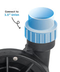 No Brainer Heavy Duty Drop In Swap Hot Tub And Spa Circulation Pump Wet End Fits LX Spa Rigs with 1.5 inch union connection.