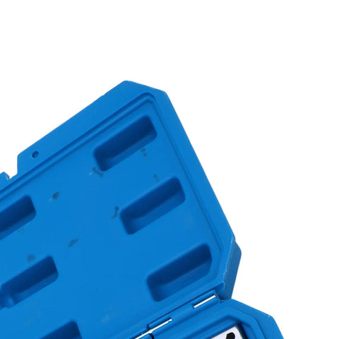 Heavy Duty Impact Lug Nut Removal Socket Kit For Effortless Wheel Lock Extraction Built With Chrome Molybdenum Steel To Bust Rusty Bolts And Stripped Nuts Quickly On Cars Trucks SUVs Boats And Home Projects Without Breaking A Sweat. blue storage case interior