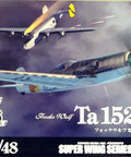 1:48 Scale Focke Wulf Ta 152H-1 Aircraft Model Kit For Builders, Highly Detailed Grey Color Scheme, WWII Warbird Replica
