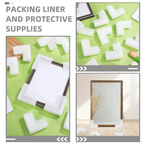Thickened Foam Corner Edge Protectors Set Universal Size Soft Foam Padding For Moving And Packing Picture Frames And Furniture Wrapping