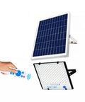 JUDYSSY Patio Lightingdiy Solar Street Light W/Remote Control, solar panel and remote for outdoor lighting.