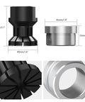 Straight Shooter No Sweat Heavy Duty Bearing Installation And Removal Tool Kit For X3 Side By Side Off Road Machinery Secondary Clutch Bushing Service Quick Fix Setup, shown tools in black and silver.