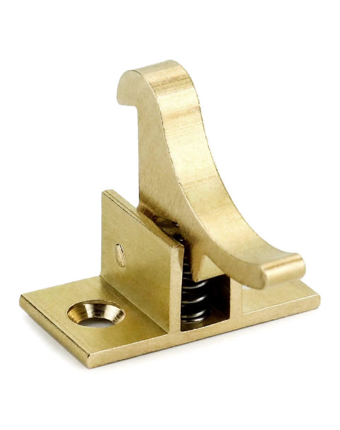 Heavy Duty Solid Brass Elbow Latches For Cabinets And Doors, Secure Elbow Catch Hardware With Mounting Screws, Built Like A Tank For Closets Windows Furniture And Homes