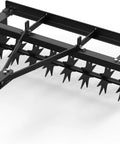 32 Inch Tow Behind Spike Aerator With Durable Steel Tines And Extra Wide Tow Bar For Lawn And Farm Use Universal Hitch Fits Tractors And ATVs Deep Soil Penetration For Healthier Turf