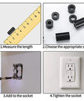 Dope Outlet Spacer Kit With 640 Black Nylon Round Spacers For Insulation And Component Protection on outlet install steps