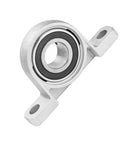 Tough As Nails Two Bolt Pillow Block Bearing With 20mm Bore Zinc Alloy Housing. Detailed view of zinc alloy housing and precision ball insert.