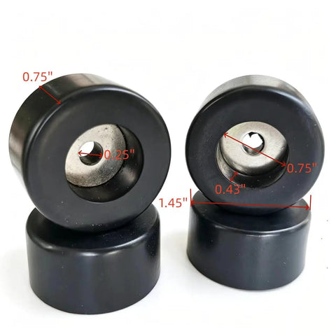 Heavy Duty Rubber Anti Vibration Pads For Air Compressor Four Pack, 1.45 in diameter, designed for stability and noise reduction.