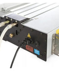 Industrial Grade Infrared Acrylic Bender Machine For Plastic Sheets And Metal with rear connectors and cooling system.