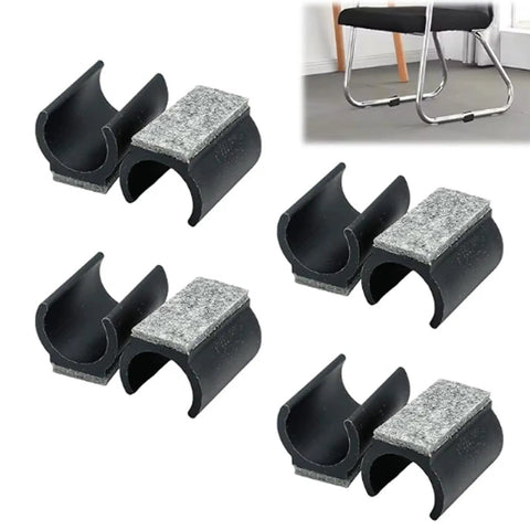 10 Pack Multipurpose Felt Chair Glides For Cantilever Chairs Floor Protectors and No Scratch Furniture Pads