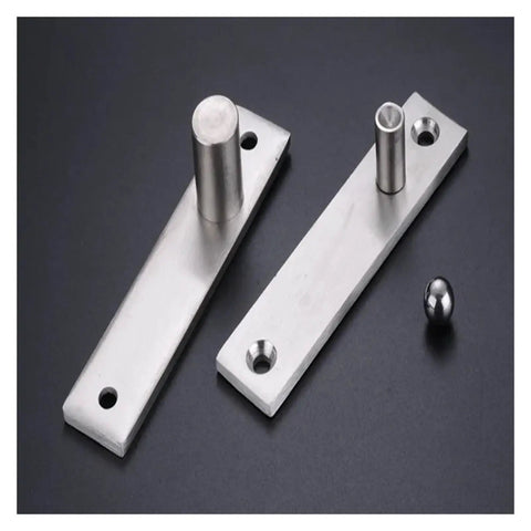 Bulk Pack 20 Sets Stainless Steel Pivot Hinges Heavy Duty Rotating Shaft for Rustic Wood Doors and Murphy Beds Hidden Gate Hardware Rock Solid No Wobble Daily Driver Durability Sleek Finish Project Win, stainless steel pivot hinge components.