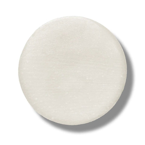 Circular bar of Holi No 3 Natural Deodorant Stick Aluminum Free Non Toxic Clean Skincare With Nourishing Oil Butter And Beeswax