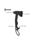 Hatchet Keychain Dope Three In One Multitool For Everyday Carry With Bottle Opener Flathead Driver And Package Opener Clips To Pocket