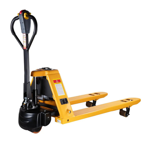 Heavy Duty Electric Pallet Jack 3300 Lbs Capacity Motorized Pallet Truck With 48V 10Ah Battery 7 45 Inch Lift handles and wheels
