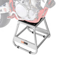 Beefy Dirt Bike Stand With 1100 LB Load Capacity And 16 Inch Universal Fit Lift Heavy Duty Non Slip Off Road Steel Maintenance Stand