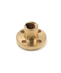 Six Pack Brass T8 Trapezoidal Nut For 8mm Lead Screws With 2mm Pitch Linear Screw Nut for 3D Printer Axles and Rods
