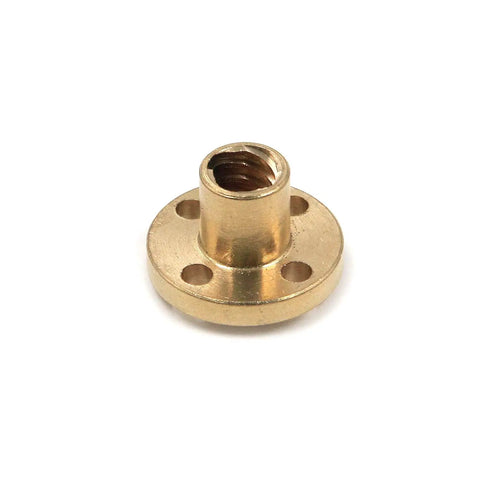Six Pack Brass T8 Trapezoidal Nut For 8mm Lead Screws With 2mm Pitch Linear Screw Nut for 3D Printer Axles and Rods