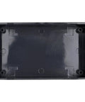Five Pack Black ABS Plastic Project Box Sturdy Electronics Enclosure showing interior space for components 3.8x2.2x0.8in.