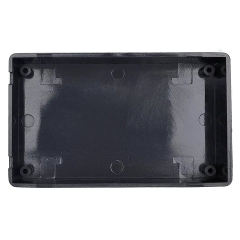 Five Pack Black ABS Plastic Project Box Sturdy Electronics Enclosure showing interior space for components 3.8x2.2x0.8in.