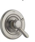 Lahara 17 Series Dual-Function Tub And Shower Trim Kit With 5-Spray Touch-Clean Shower Head in Stainless Steel, valve not included