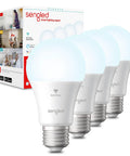 WiFi Smart LED Bulbs 100W Equivalent 1500 Lumen Dimmable A19 Daylight 5000K With No Hub Needed, Works With Alexa And Google, 4 Pack