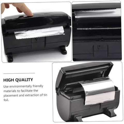 Tin Foil Cutter Machine With Automatic Storage Box for Hairdressing and Nail Art Supplies high temperature resistant foil dispenser