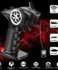 2.4GHz RC Controller 4CH Remote And Receiver Set For Cars Boats Tanks Crawler GA-4H-TX Digital Radio Transmitter