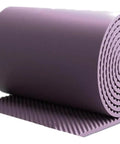 High Density Self Adhesive Soundproofing Foam Rolls Extra Long Size Two Inch Thick Noise Reducing Acoustic Mats unrolled with textured surface