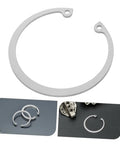 Stainless Steel C Type Snap Ring Set 5 Piece Retaining Clip Kit For Axles And Moving Parts Easy Install Heavy Duty And Do It All Circlip Assortment