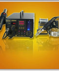 4 In 1 Digital Hot Air Rework And Soldering Station With 70W Soldering Iron, Vacuum Pickup And Smoke Absorber, Digital Temp Display