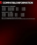 Compatibility information for Beefed Up Front Wheel Hub Bearing Assembly Pair 8 Lug 4WD for 2011-2019 GM trucks displayed