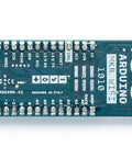 Top view of MKR WiFi 1010 Board with 32 Bit ARM Cortex M0 Plus Processor showing pins and components