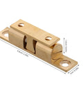 Beefy Heavy Duty Copper Ball Door Catch Latch Set For Cabinets And Doors Stainless Steel Roller Ball Mechanism Marine Grade