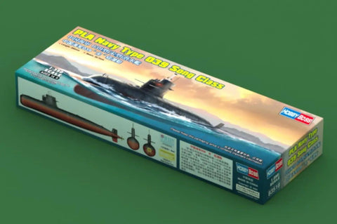 1:350 Scale Song Class Submarine Model Kit box with navy finish showing detailed packaging design for hobbyists 14 plus