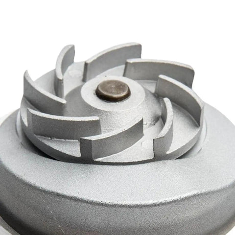 Top Tier Timing Belt Kit And Water Pump Set Compatible With Chevrolet Optra 2 0L Engine Model Year 2004 And 2005 Vehicles Replaces OEM 92063917 92064250 Keep Your Ride Smooth And Save Serious Cash On Fixups. gray metal water pump impeller close-up