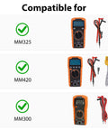 Hard Shell Multimeter Case For Klein Tools MM400 MM325 MM300 Digital Multimeter, Compatible With 69149P Electrical Test Kit chart