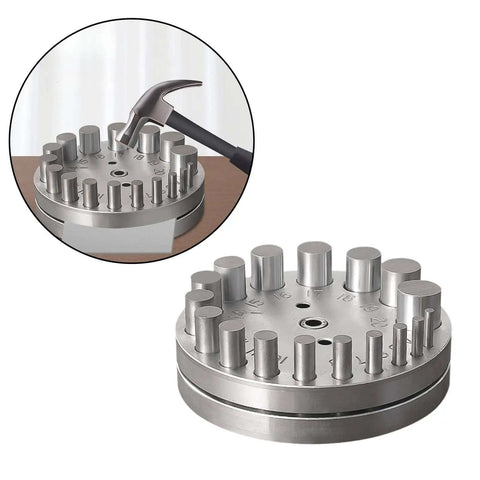 Round Disc Cutter Set Manual Round Punch Heavy Duty Coin Punch Tool For Jewelry Making and Metal Forming Die