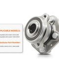 Tesla Front Wheel Hub Bearing Assembly Drop In Replacement for Model 3 2018 2019 2020 2021 2022 and Model Y 2020 2021 2022 AWD