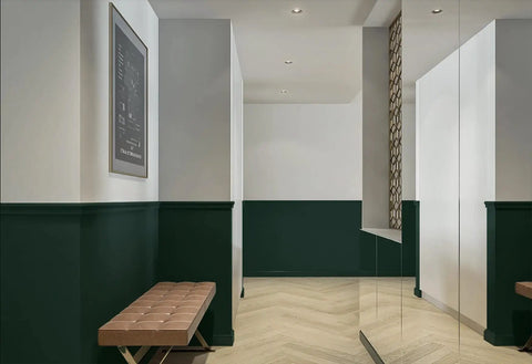 Emerald Dark Skin Peel And Stick Wallpaper Self Adhesive Wall Covering For Renters in modern hallway interior design