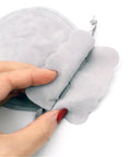 Close-up of Velvet Jewelry Pouches Set Of 60 Small Drawstring Bags For Rings, Earrings, showing soft velvet texture.