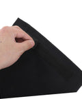 Hand adjusting velcro on Legit Flame Resistant Welding Sleeves And Built Different Cotton Arm Guards Offering Heavy Duty Heat Protection For Serious Shop Work And Mechanic Hustles.